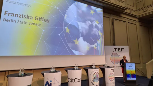 Franziska Giffey, Senator for Economics, Energy and Public Enterprises, Berlin. Photo: Kseniia Chernikova