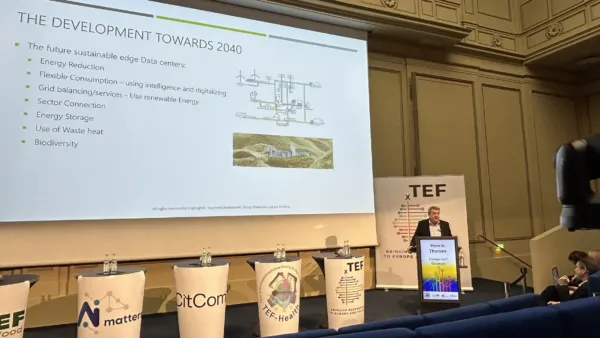 Henrik Thorsen gave a presentation of Energy Cool at "All TEFs Open for Business" in Berlin. 4 March 2024